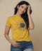 Sunflower Crew Neck Turnup Sleeve T-Shirt